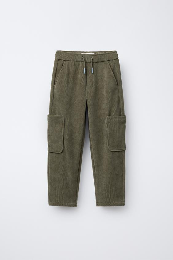 CORDUROY PANTS WITH POCKETS | Zara US