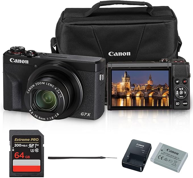 Canon PowerShot G7 X Mark III Digital Camera | 20.1MP 1-Inch Sensor, 4.2X Optical Zoom, 4K UHD Vi... | Amazon (US)