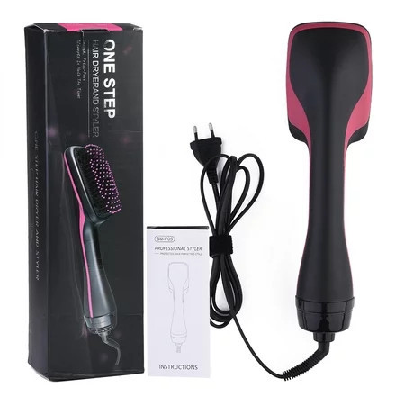 2 In 1 Multifunctional Anion Hair Dryer Brush Comb Styler Hairdressing Tool Hair Blow Dryer Paddle Brush | Walmart (US)