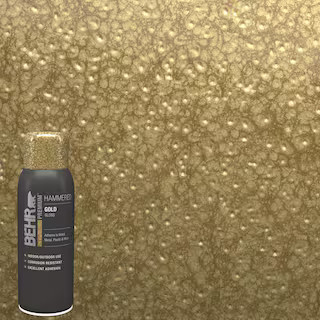 BEHR PREMIUM 12 oz. #SP-308 Gold Hammered Gloss Interior/Exterior Spray Paint Aerosol B062944 - T... | The Home Depot