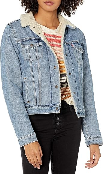 Levi's Women's Original Sherpa Trucker Jackets (Standard and Plus) | Amazon (US)