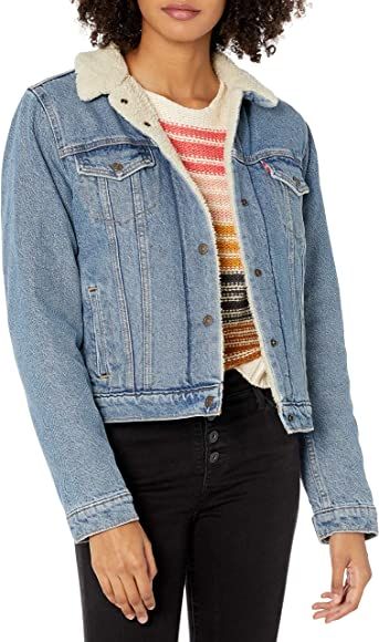 Levi's Women's Original Sherpa Trucker Jackets (Standard and Plus) | Amazon (US)