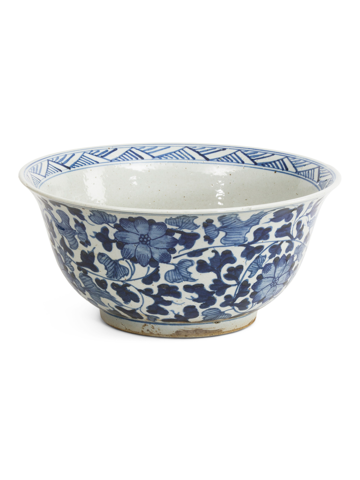 15x7 Porcelain Dynasty Flower Vine Bowl | TJ Maxx