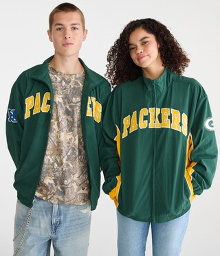 Green Bay Packers Full-Zip Track Jacket | Aeropostale