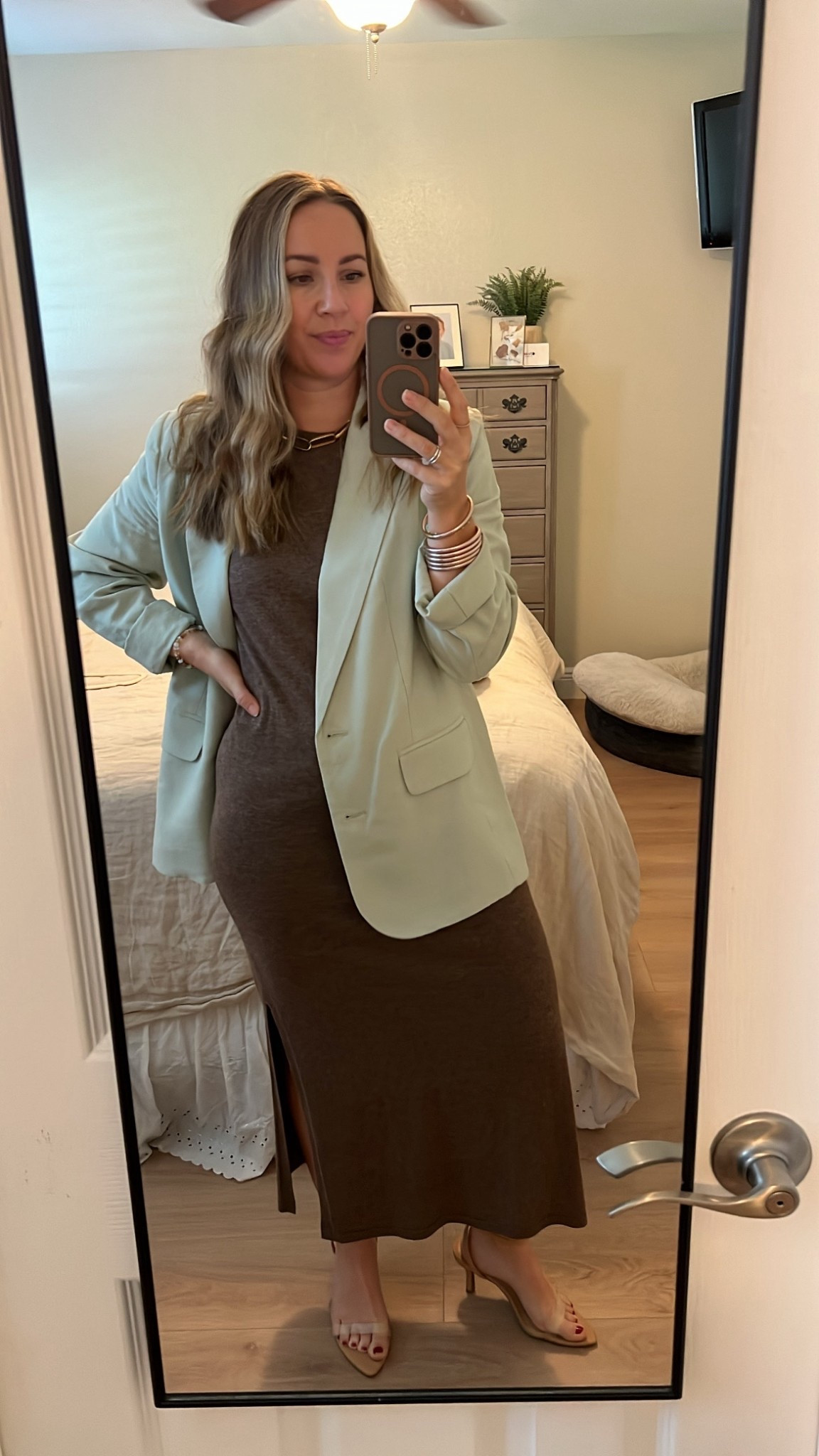 Church outfit idea
Dress M
Blazer S (fits oversized) 
Heels 8

#LTKFallSale #LTKFindsUnder50 #LTKSeasonal