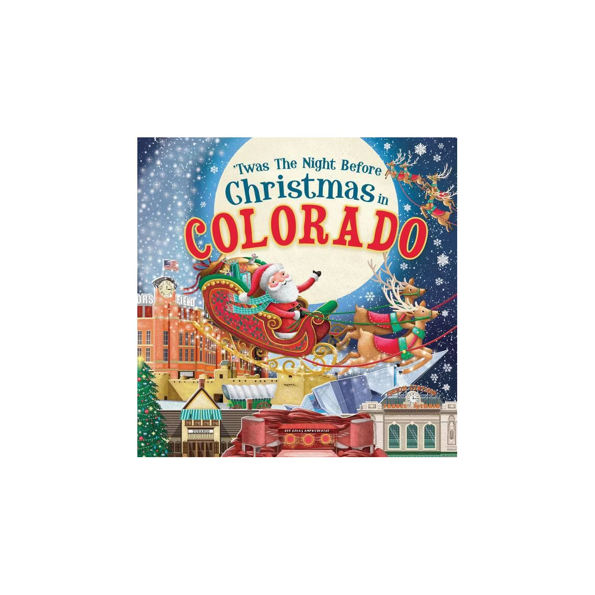 'Twas the Night Before Christmas in Colorado - by Jo Parry (Board Book) | Target