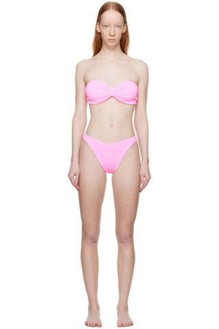 Pink Jean Bikini | SSENSE
