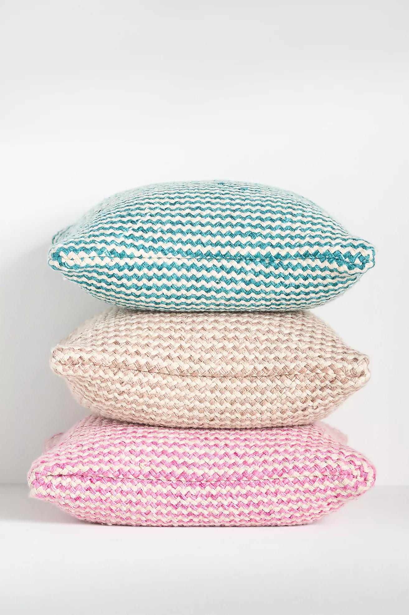 Chevron Indoor/Outdoor Woven Pillow | Anthropologie (US)
