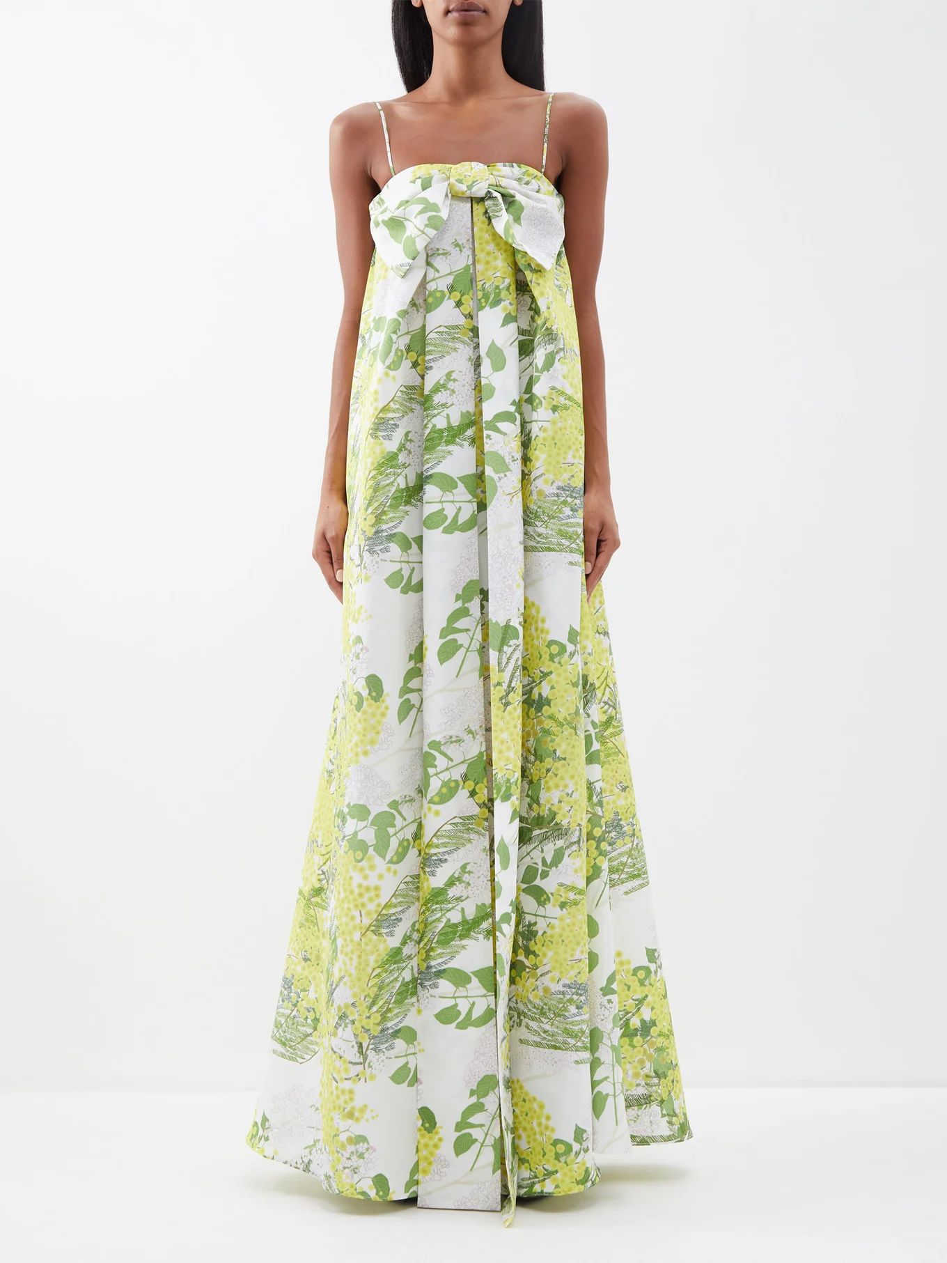 Estelle floral-print taffeta gown | Matches (US)