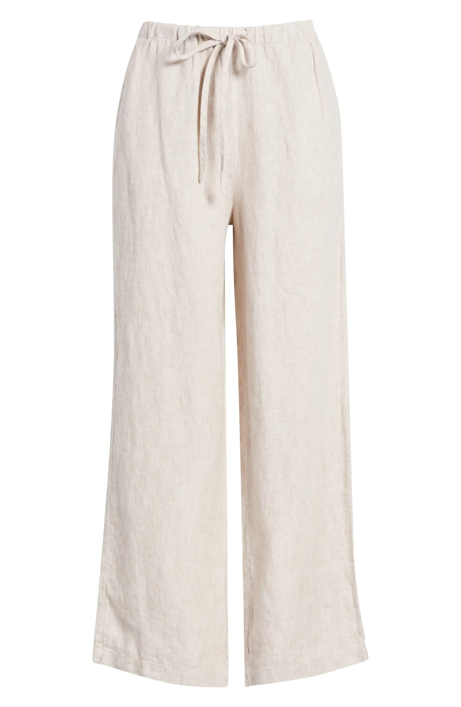 Emmie Linen Drawstring Pants | Nordstrom
