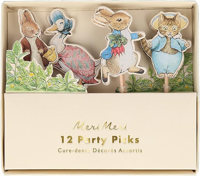 Meri Meri Peter Rabbit™ & Friends Party Picks | Amazon (US)