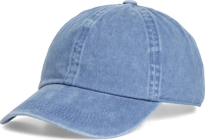 Washed Cotton Twill Baseball Cap | Nordstrom