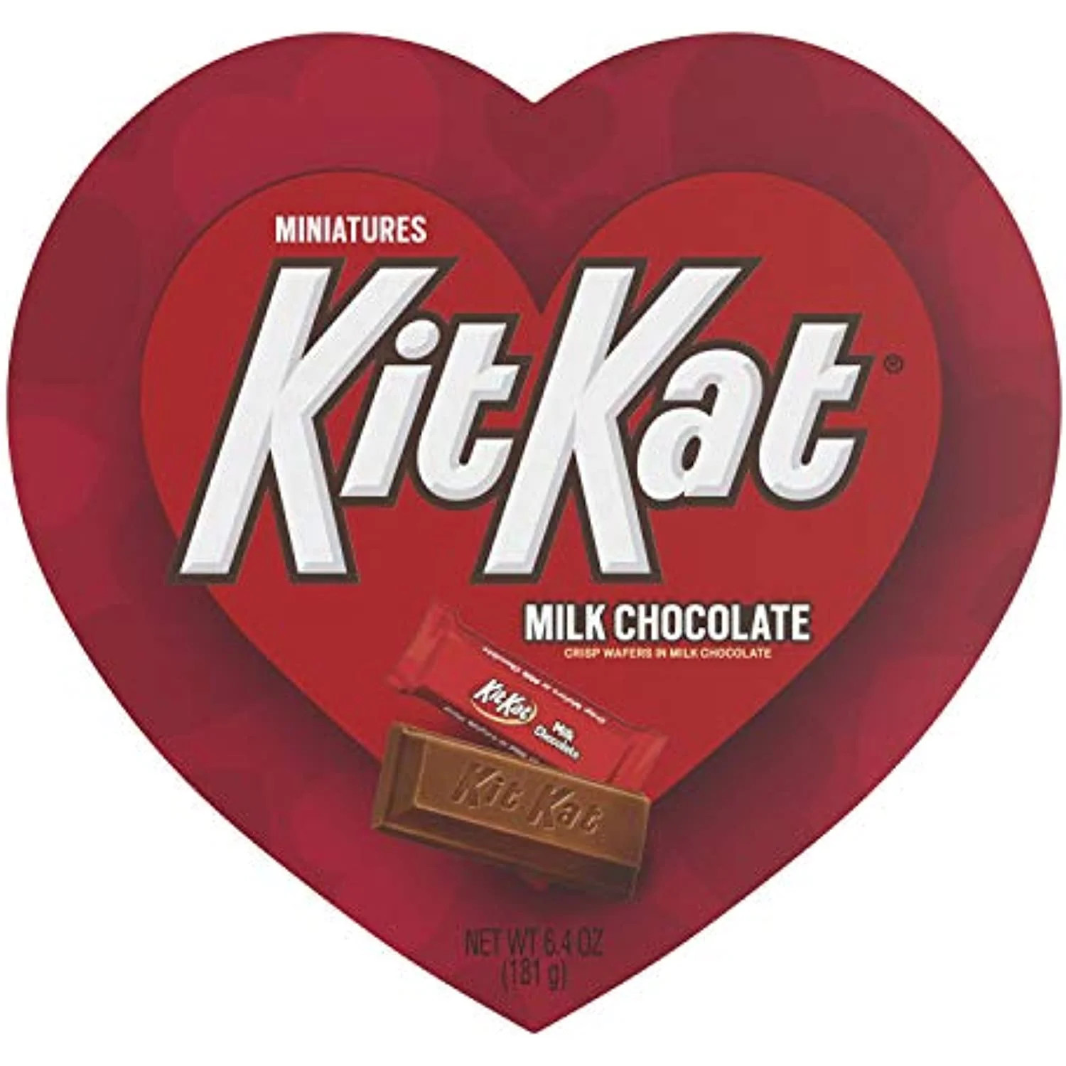 Kit Kat, Chocolate Wafer Miniatures Candy Valentines Heart Box, 6.4 Oz. | Walmart (US)