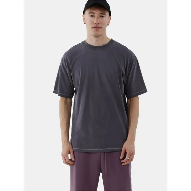 No Boundaries All Gender Cotton Oversize Tee Shirt, Men's Sizes XS-5XL | Walmart (US)