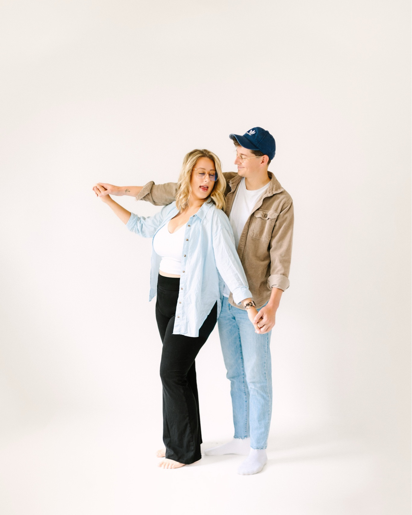 His and hers comfy work from home outfits 🫶🏼