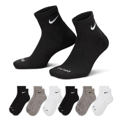Adult Nike Everyday Plus Cushioned Training Ankle Socks - 6 Pack | Scheels
