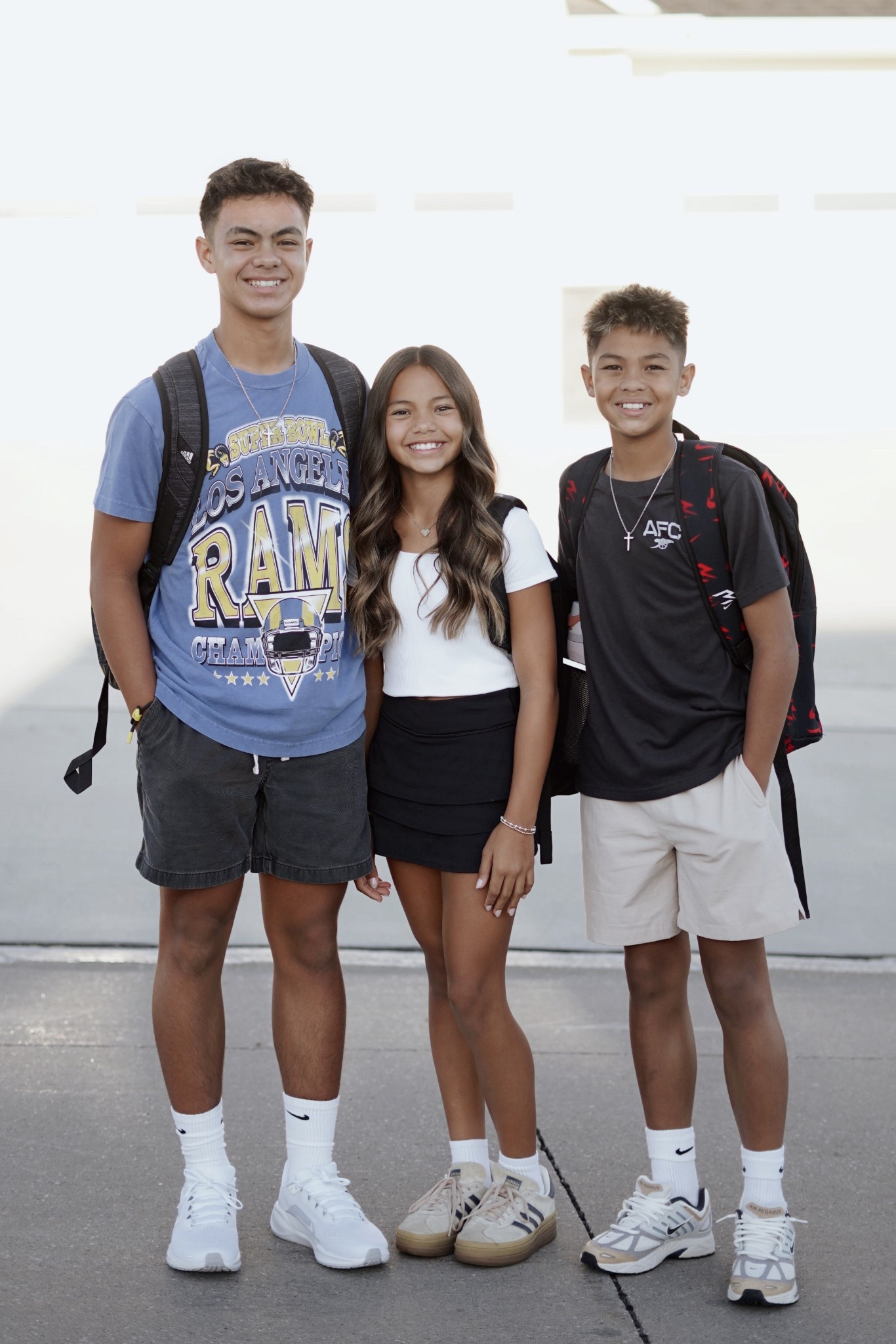 Kids back to school outfits! Abercrombie kids - boys fashion - teen fashion - LA Rams - Arsenal soccer - boys style - athleta girl - Nike - adidas bold gazelle - Nike sneakers - Amazon cross necklace 

#LTKSaleAlert #LTKMens #LTKKids