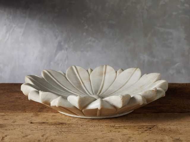 Lotus Marble Plate | Arhaus