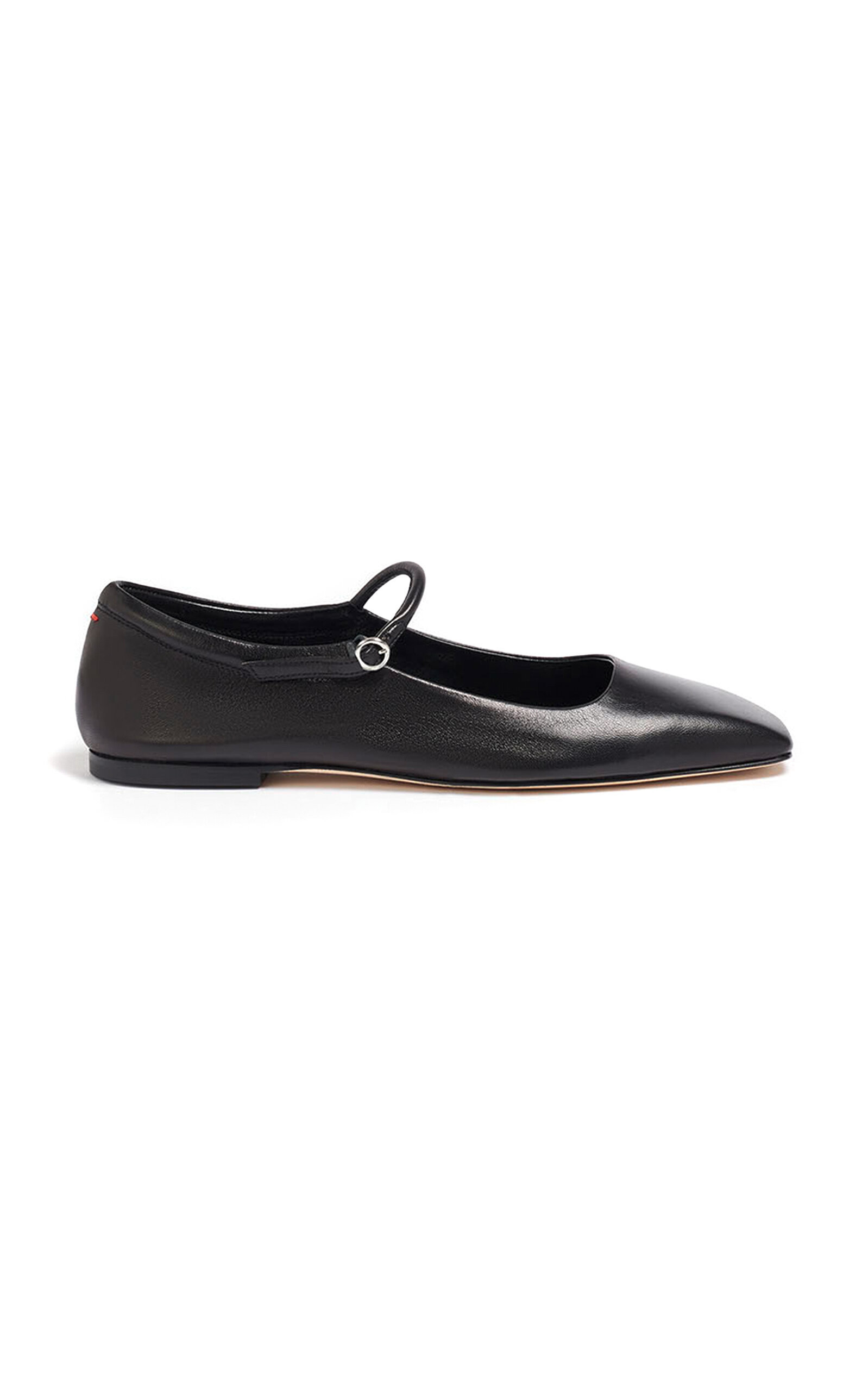 Aeyde - Uma Nappa Leather Mary Jane Flats - Black - IT 36 - Moda Operandi | Moda Operandi (Global)