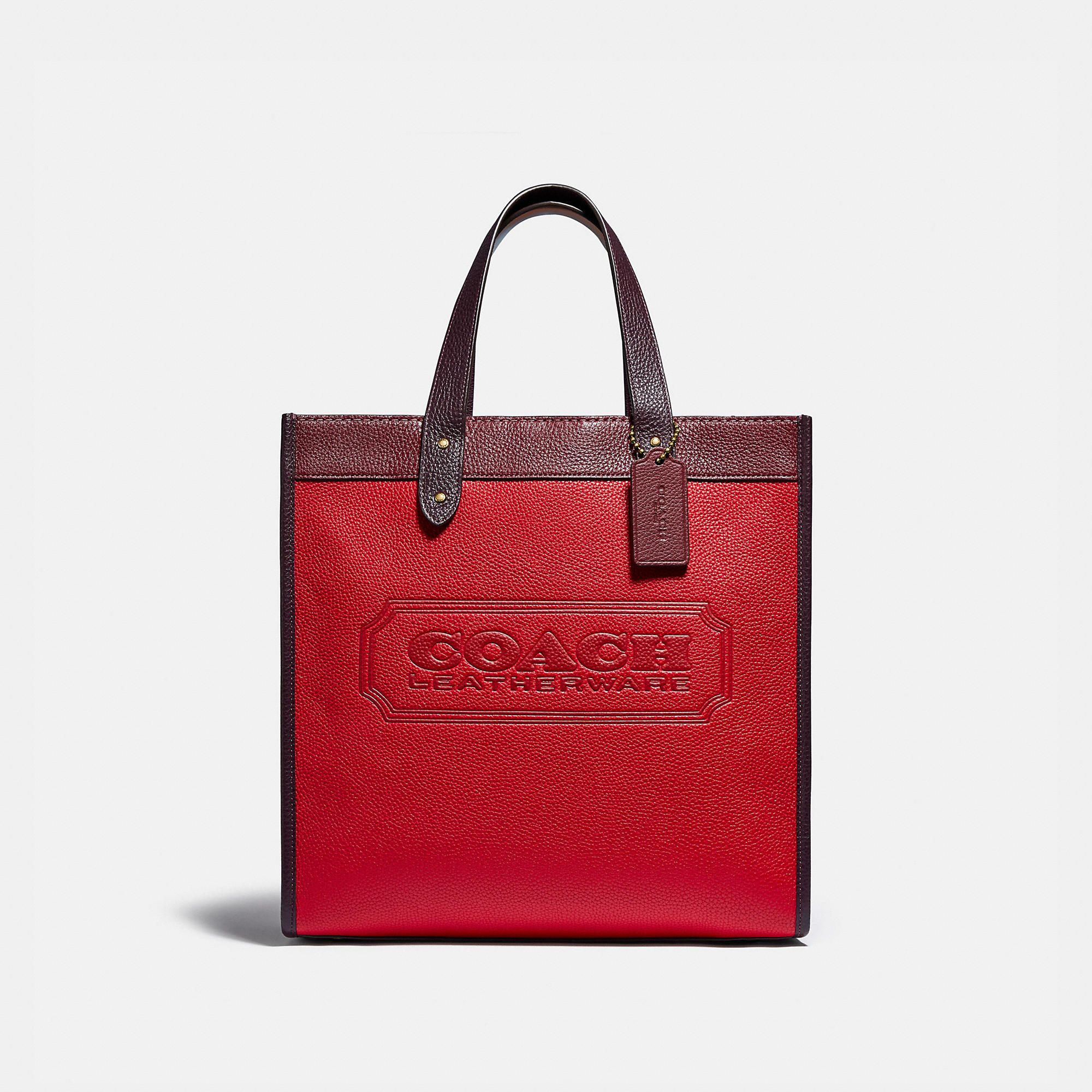 Field Tote In Colorblock With Coach Badge | Coach (US)