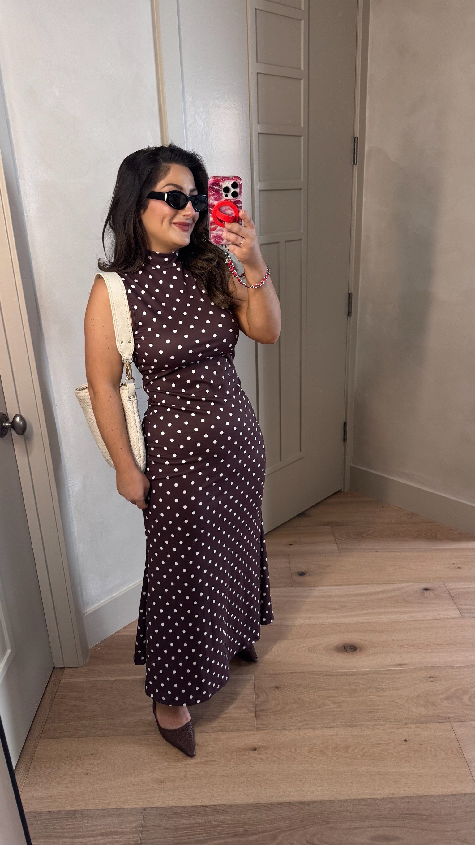 Chic polka dot dress! 
Size small 

5'0" 140lbs

Petite friendly!

#LTKootd #LTKTravel #LTKPetite