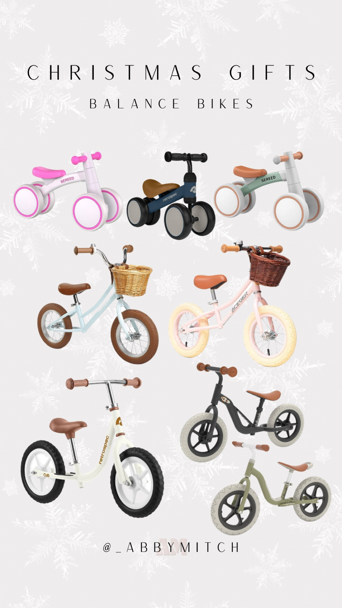 Christmas gift guide. Christmas gift guide for kids. Christmas gift guides for toddler. Christmas gift guide for 1 year old. Christmas gift guide for 2 year old. Christmas gift guide for 3 year old. Christmas gift guide for babies. Balance bike for baby. Balance bike for toddler. Balance bike for babies. Balance bike for toddlers. Balance bike. Bikes for kids. Bike for baby. Bike for toddler. Gifts for kids. Gifts for baby. Gifts for babies. Gifts for toddlers. Christmas gifts. #LTKgiftguide

#LTKbaby #LTKkids