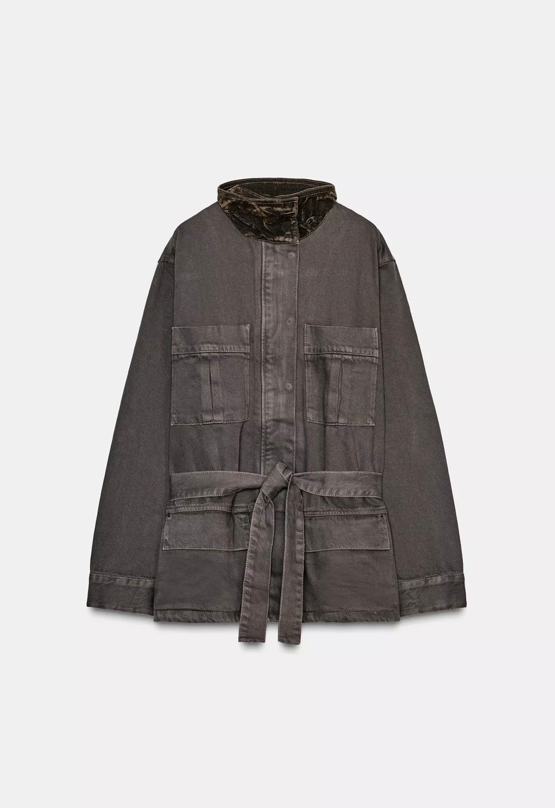 Cute corduroy collar belted jacket 

Zara style 

#LTKSeasonal #LTKOver40 #LTKFindsUnder100