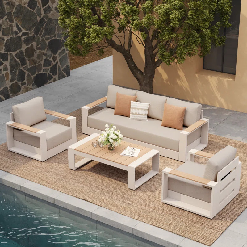 Outdoor Seating Group With Cushions | Wayfair North America
