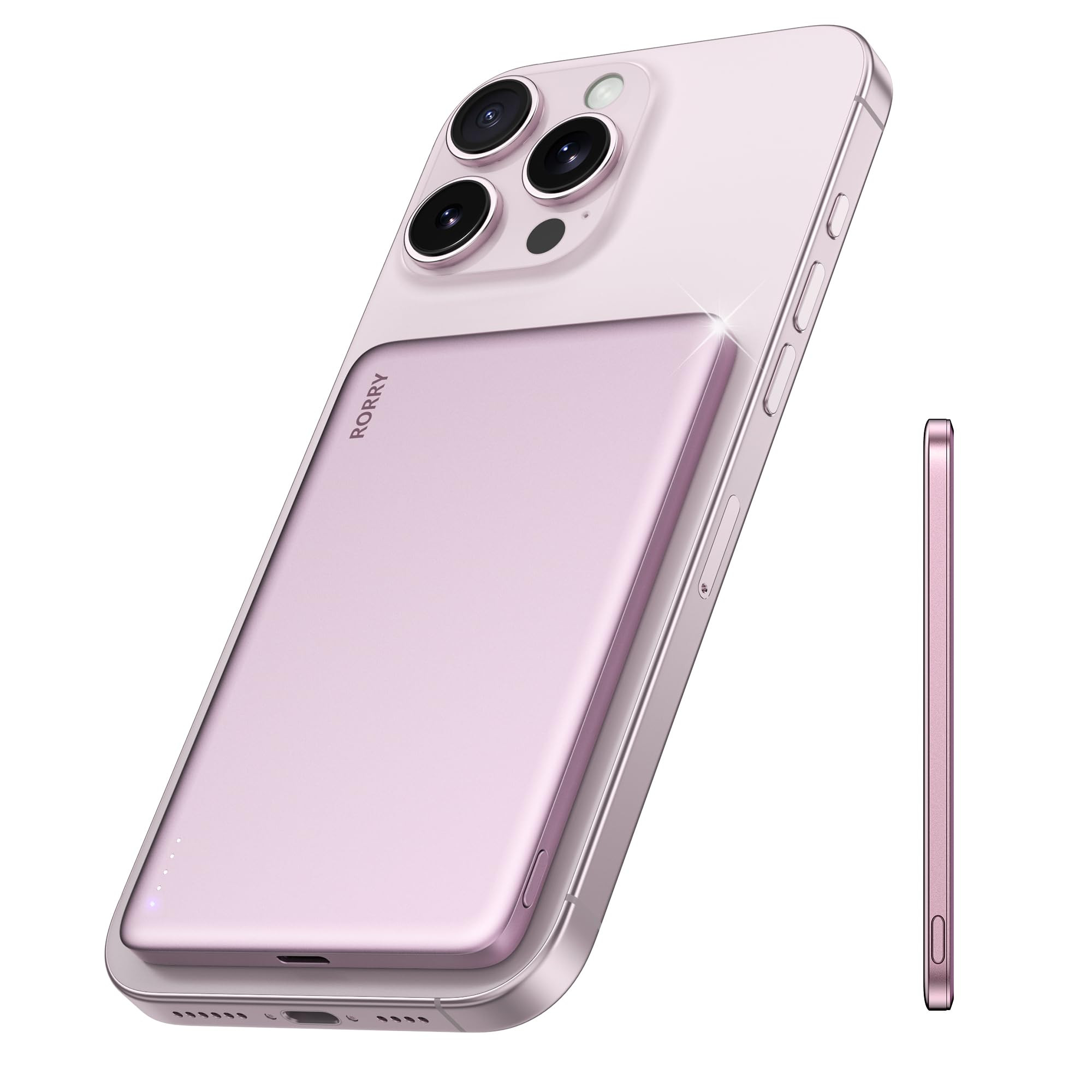 RORRY for Magsafe Portable Charger, [0.3" Ultra Slim] Magnetic Power Bank,[Alloy-Made] 5000mAh Wi... | Amazon (US)