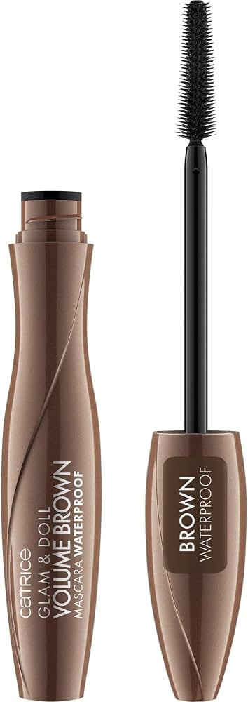 Catrice Glam & Doll Volume Brown Mascara Waterproof, Braun, volumengebend, definierend, verl\u00e... | Amazon (DE)