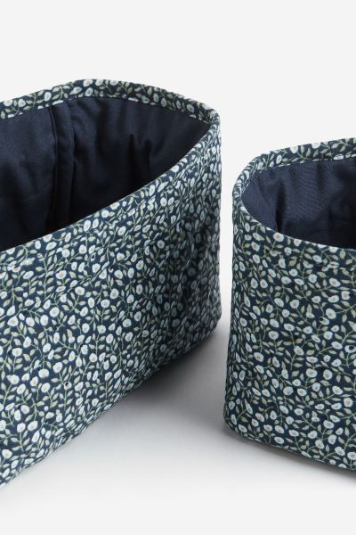 2-pack quilted storage baskets | H&M (UK, MY, IN, SG, PH, TW, HK)