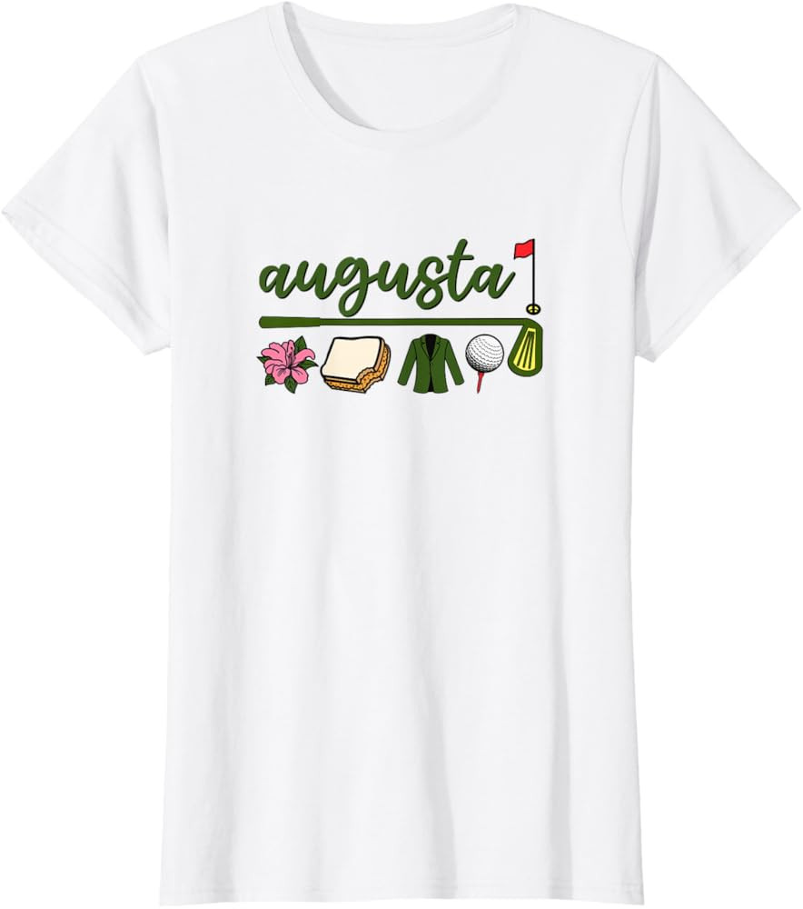 Augusta Georgia, Azalea, Golf, Pimento Cheese, Jacket Design T-Shirt | Amazon (US)