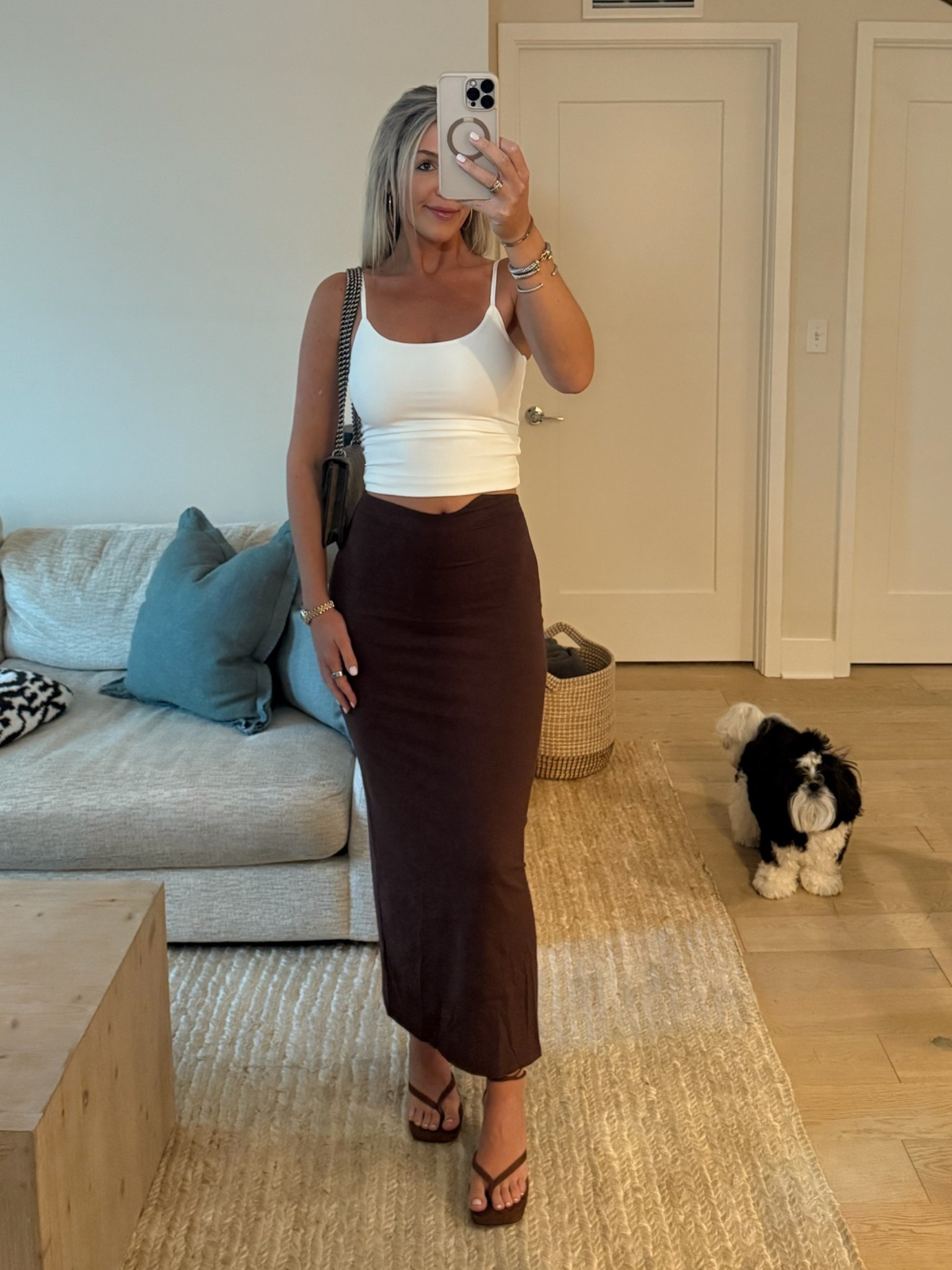 LNA skirt and tank! 🫶🏻💛

#LTKStyleTip