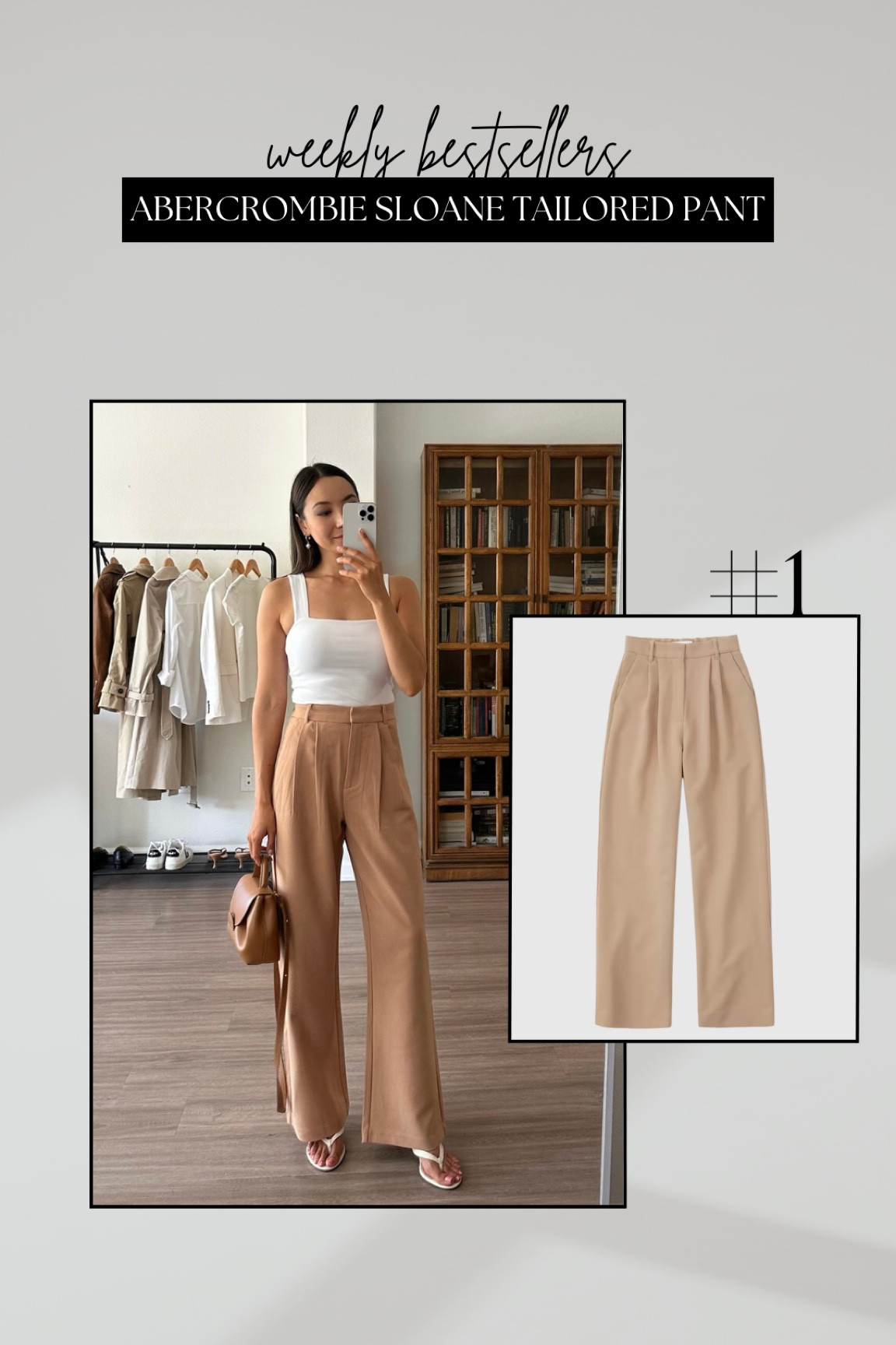 #1 bestseller - Abercrombie Sloane Tailored Pant, tts & currently on sale for 15% off! 

#LTKworkwear #LTKunder100 #LTKsalealert