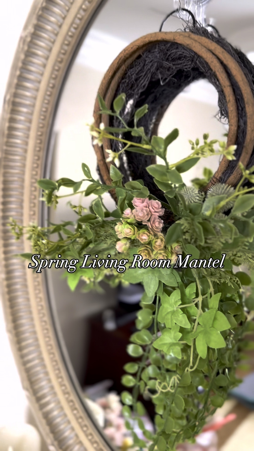 Spring living room mantel decor, home refresh, Easter decorations, faux spring flowers 

#LTKFindsUnder50 #LTKHome #LTKWatchNow
