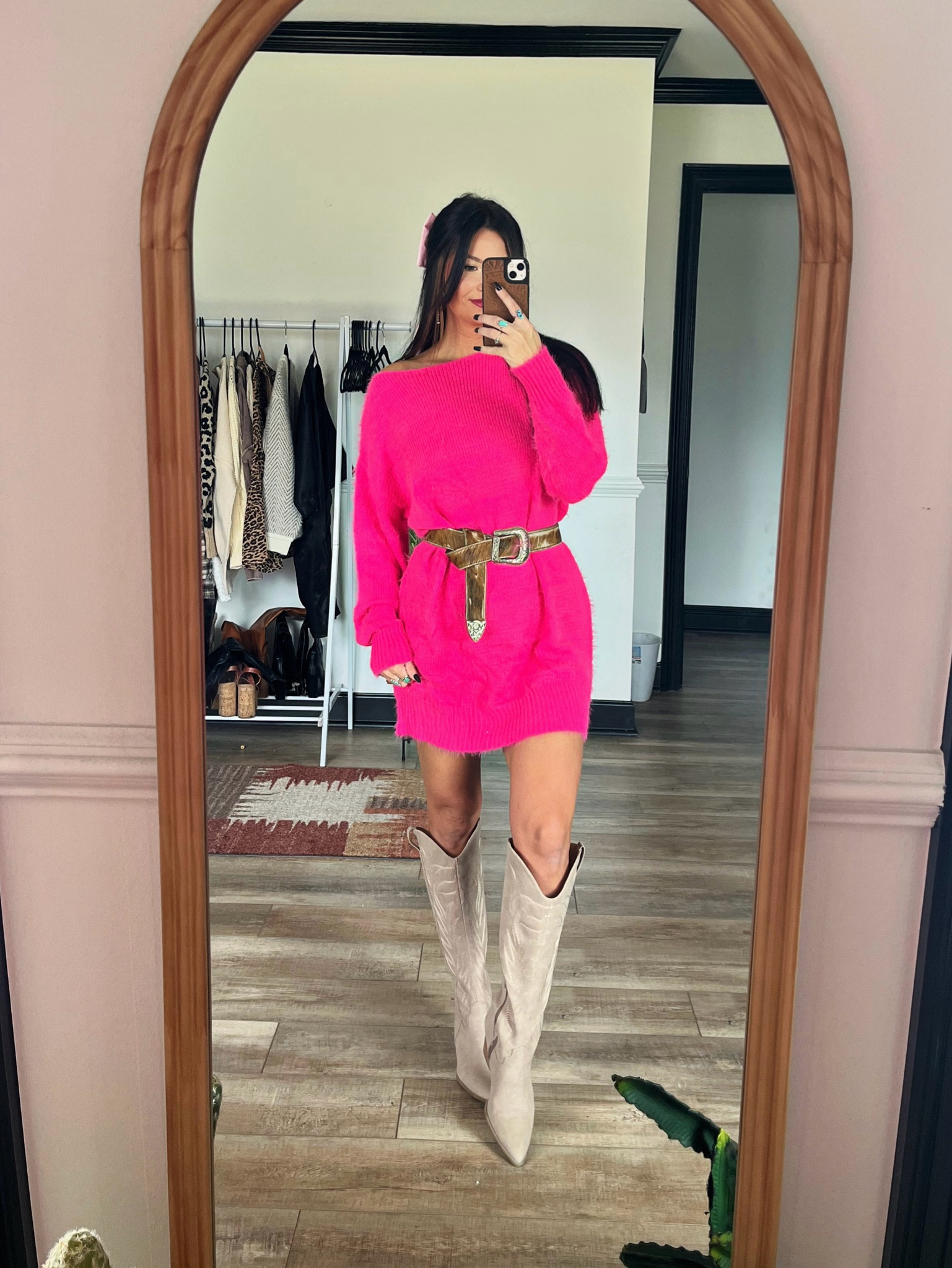 Pretty pink sweater dress! Would make a great Valentine’s Day dress yet warm and cozy! On sale wearing xs

#LTKStyleTip #LTKSaleAlert #LTKSeasonal