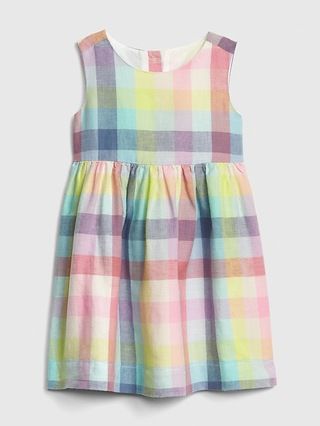 Plaid Fit and Flare Dress | Gap US