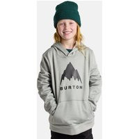 W26 Burton Kids' Oak Pullover Hoodie, Gray Heather, XS | Burton Snowboards US