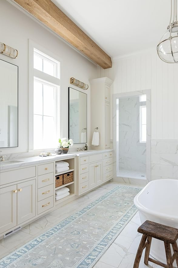 Modern Oushak Runner Rug, Extra Long Runners Vintage Turkish Grey Oriental Antique Inspired Rugs,... | Amazon (US)