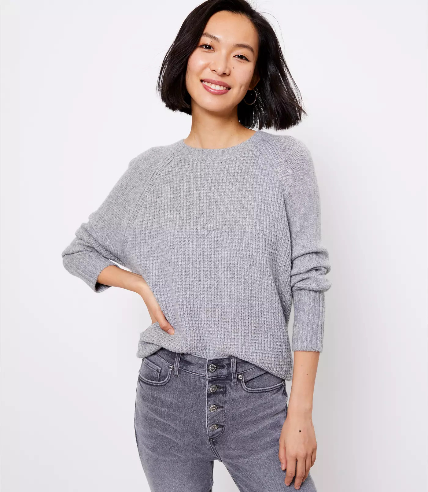 Stitched Dolman Sweater | LOFT | LOFT