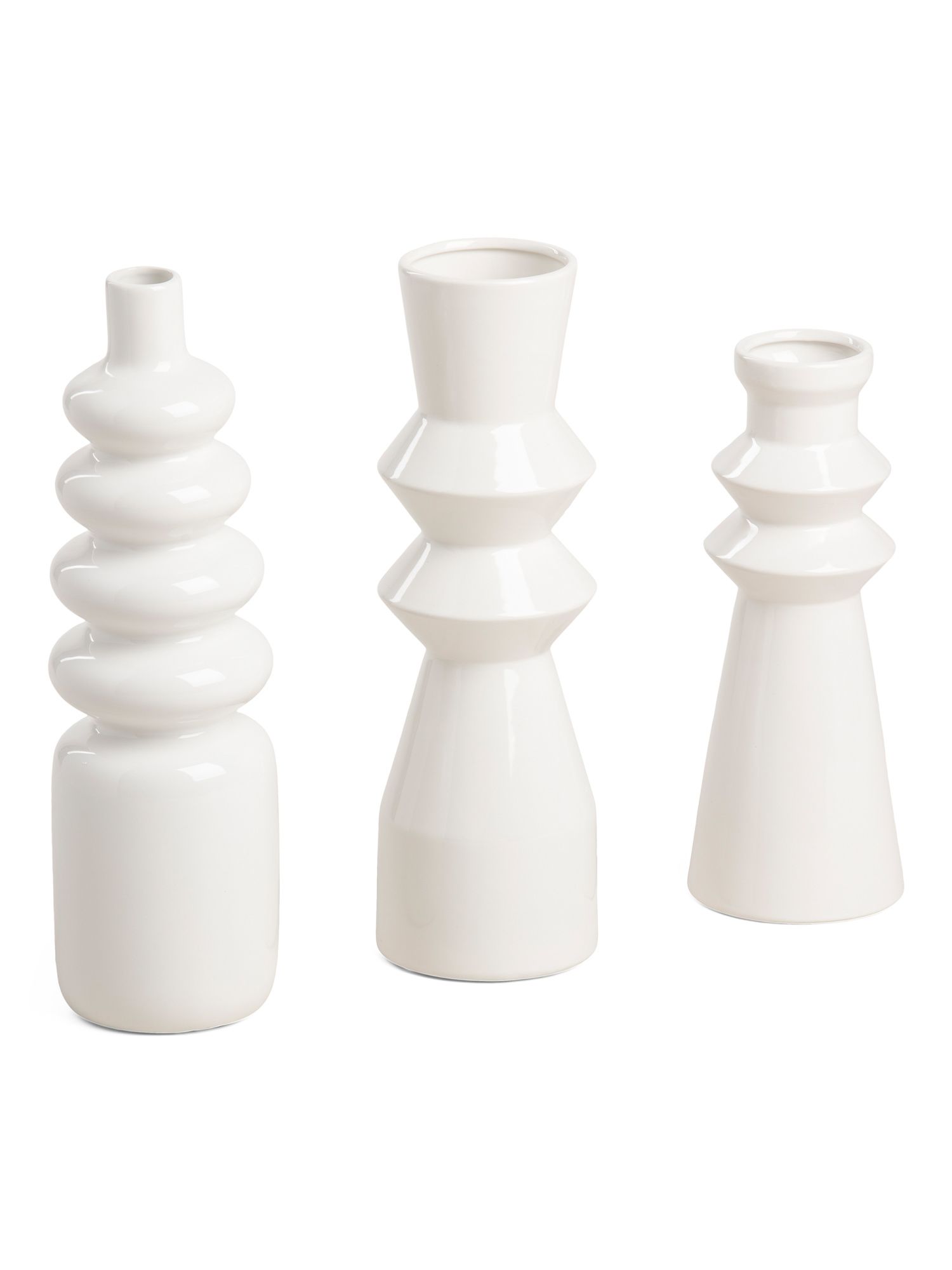 Set Of 3 Ceramic Vases | TJ Maxx