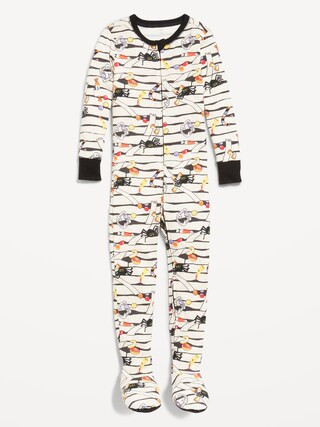 Matching Unisex 2-Way-Zip Snug-Fit Pajama One-Piece for Toddler &amp; Baby | Old Navy (US)