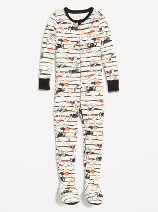 Matching Unisex 2-Way-Zip Snug-Fit Pajama One-Piece for Toddler &amp; Baby | Old Navy (US)