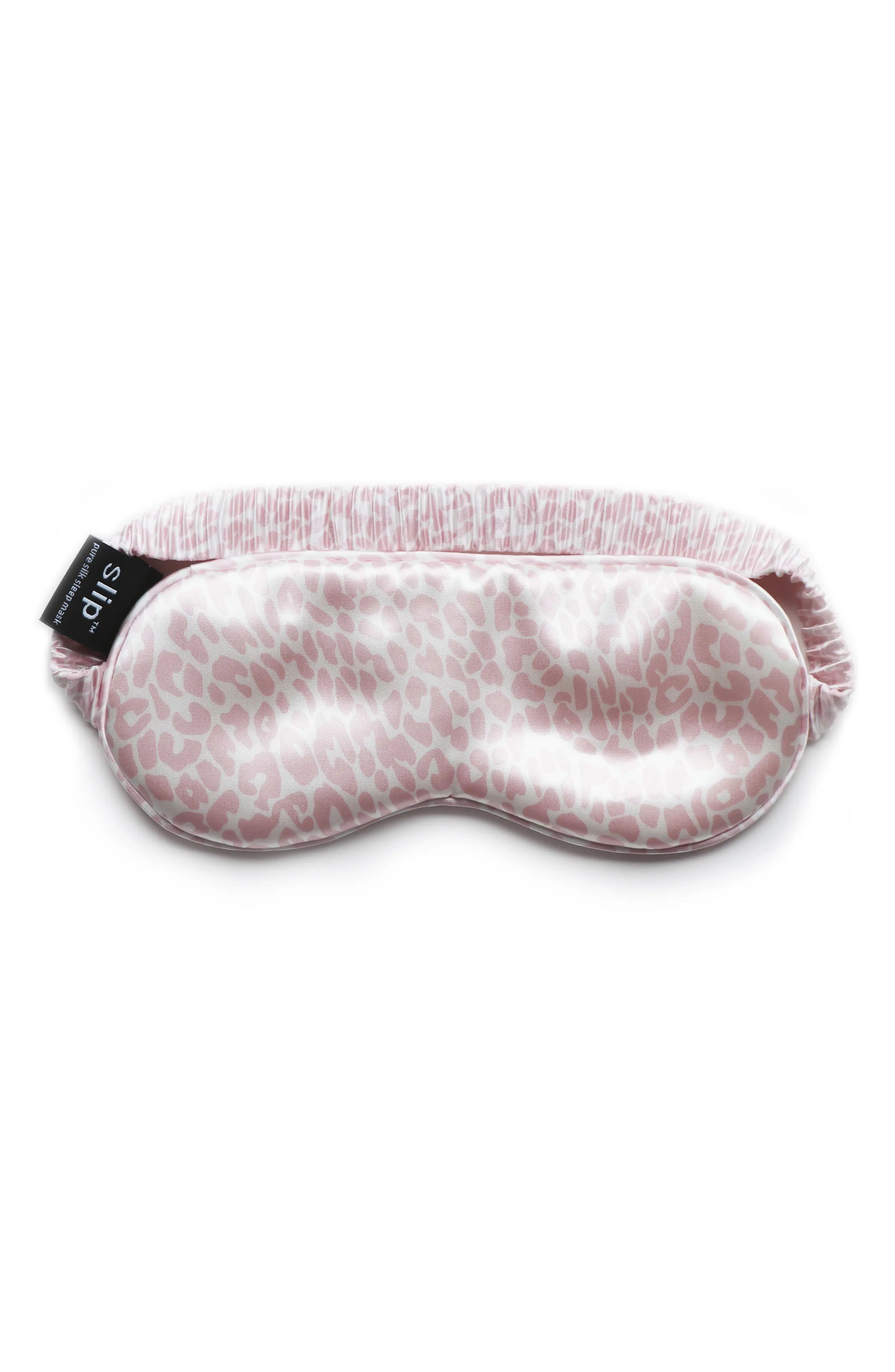 slip™ for beauty sleep™ Pink Leopard Sleep Mask (Limited Edition) | Nordstrom