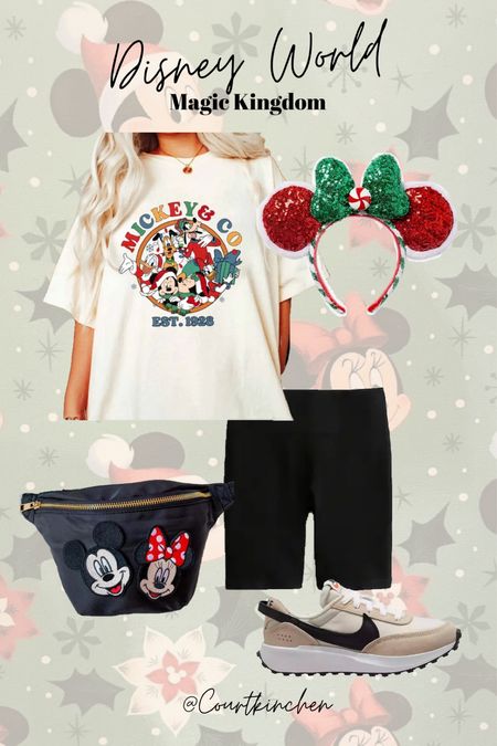 Magic kingdom outfit 
Disney world outfit 
Disney Fanny pack 
Disney Christmas outfit 
Disney Christmas ears 

#LTKHoliday #LTKshoecrush #LTKstyletip