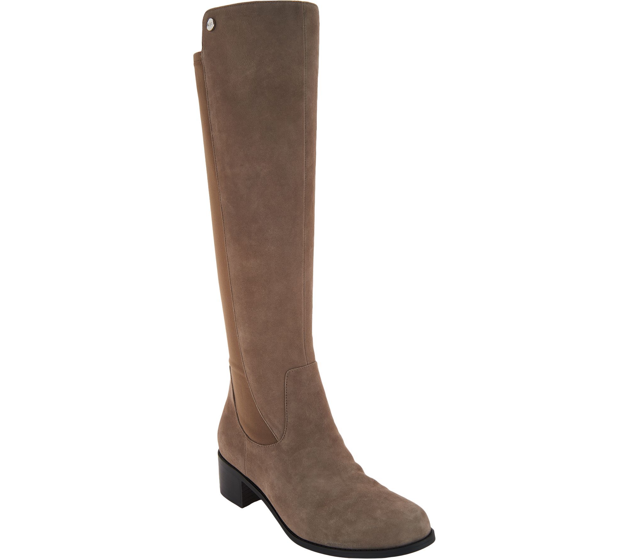 Marc Fisher Wide Calf Leather Tall Shaft Boots - Incept — QVC.com | QVC