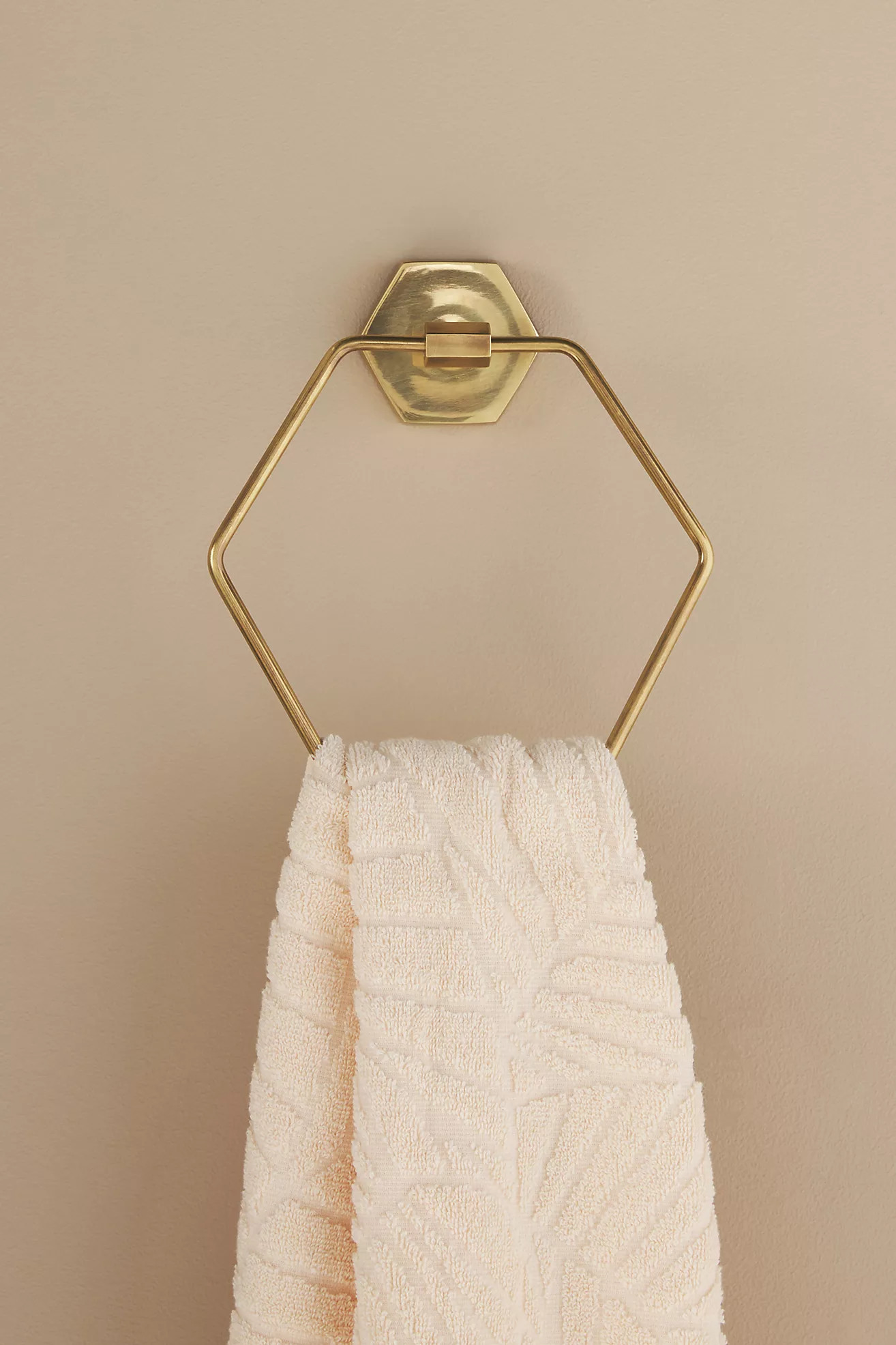 Hexagon Towel Ring | Anthropologie (US)
