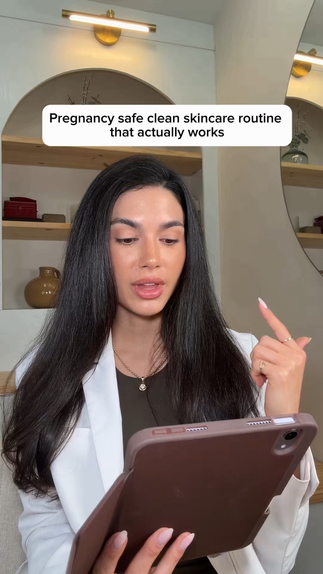 This one's for all my soon to be mamas + breastfeeding mamas or honestly anyone wanting a clean but still effective routine
My go-to pregnancy safe skincare lineup
And if you don't already have the Yuka app... consider this your sign
P.s. For educational purposes only, not medical advice pregnancy is different, so always check with your OB/GYN before introducing new skincare or treatments.