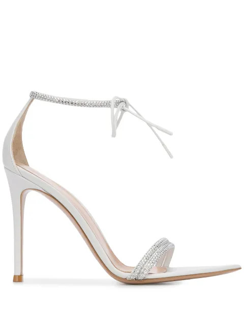 Montecarlo crystal-embellished sandals | Farfetch (US)