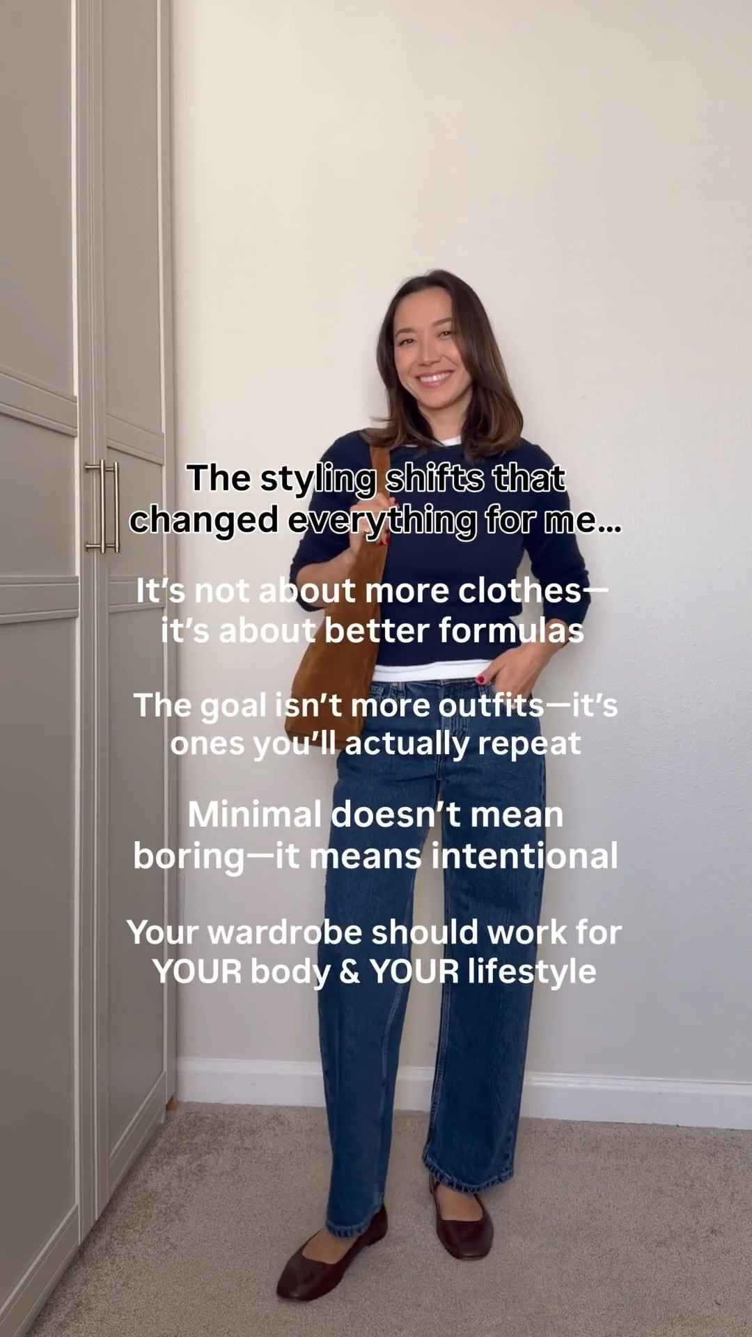 Spring outfit 

Jcrew cropped cashmere sweater — xs 
Tee 
Br mid rise jeans 
Madewell ballet flats 
Quince suede tote bag 


#LTKootd